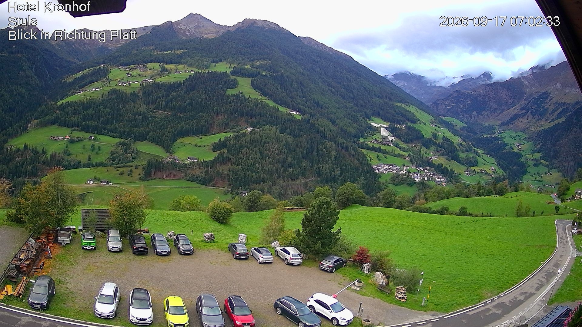 Archived image Webcam Stuls: Kronhof Hotel