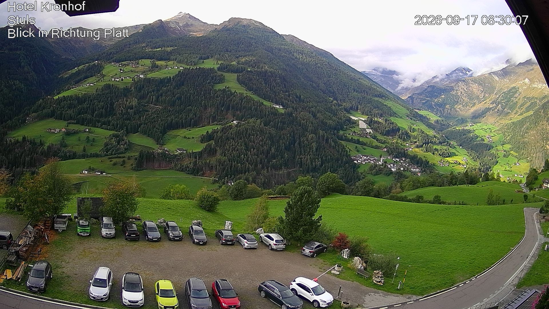 Archived image Webcam Stuls: Kronhof Hotel