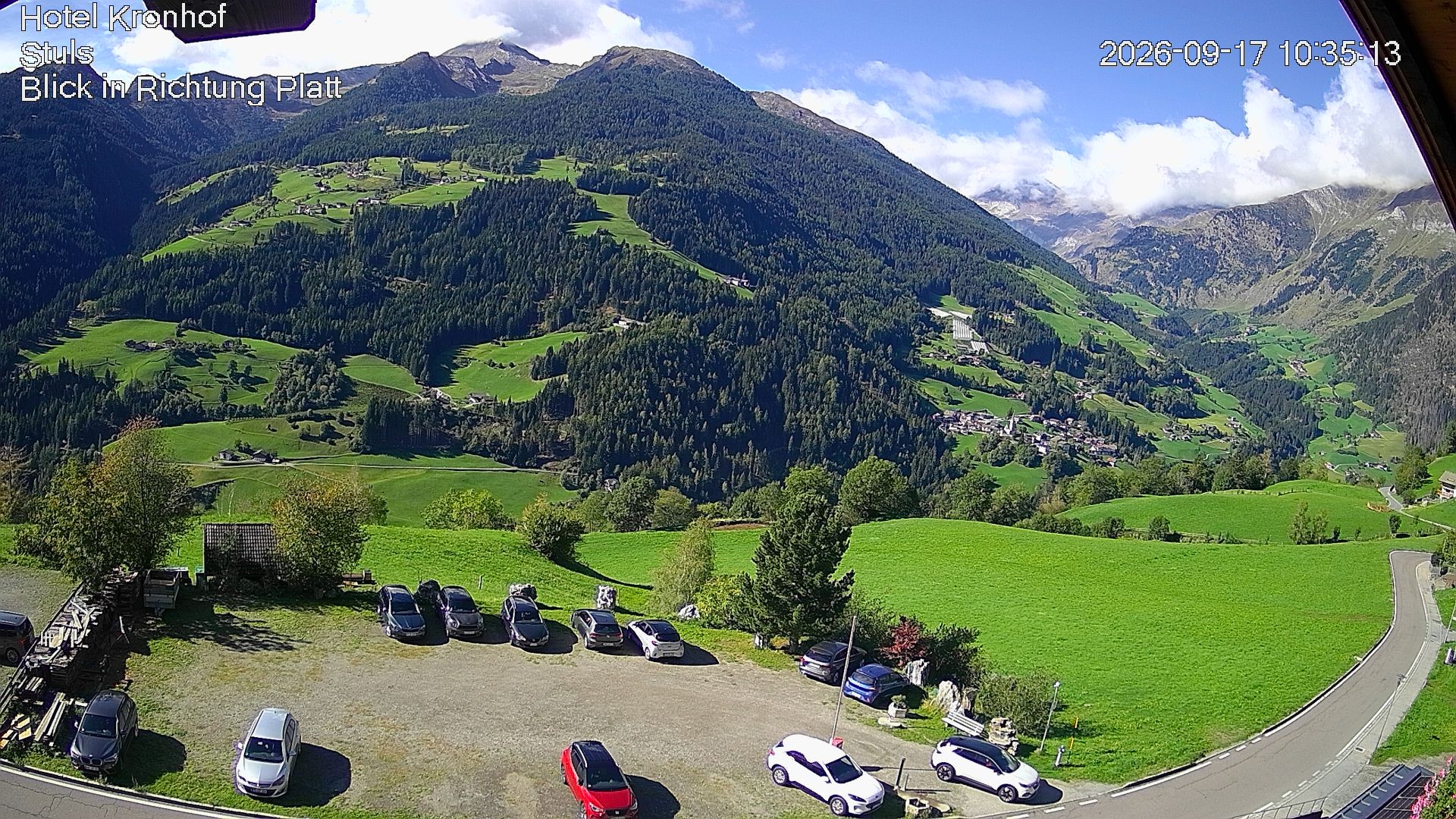 Archived image Webcam Stuls: Kronhof Hotel