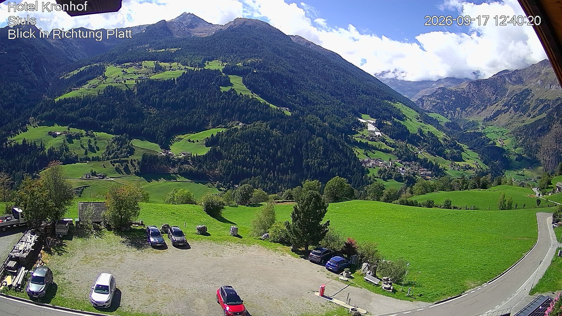 Archived image Webcam Stuls: Kronhof Hotel