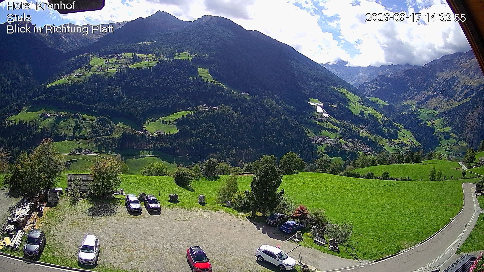 Archived image Webcam Stuls: Kronhof Hotel