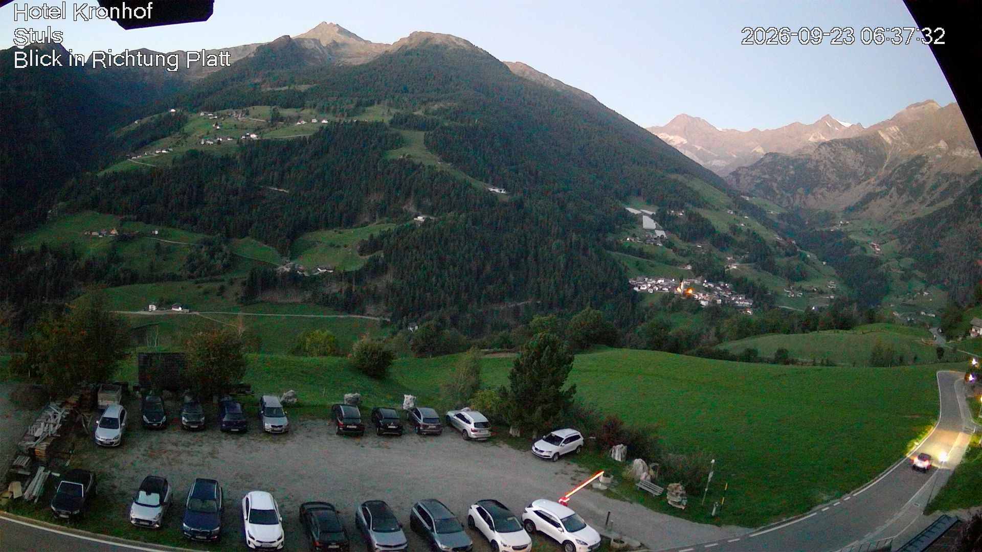 Archiv Foto Webcam Passeiertal: Hotel Kronhof in Stuls