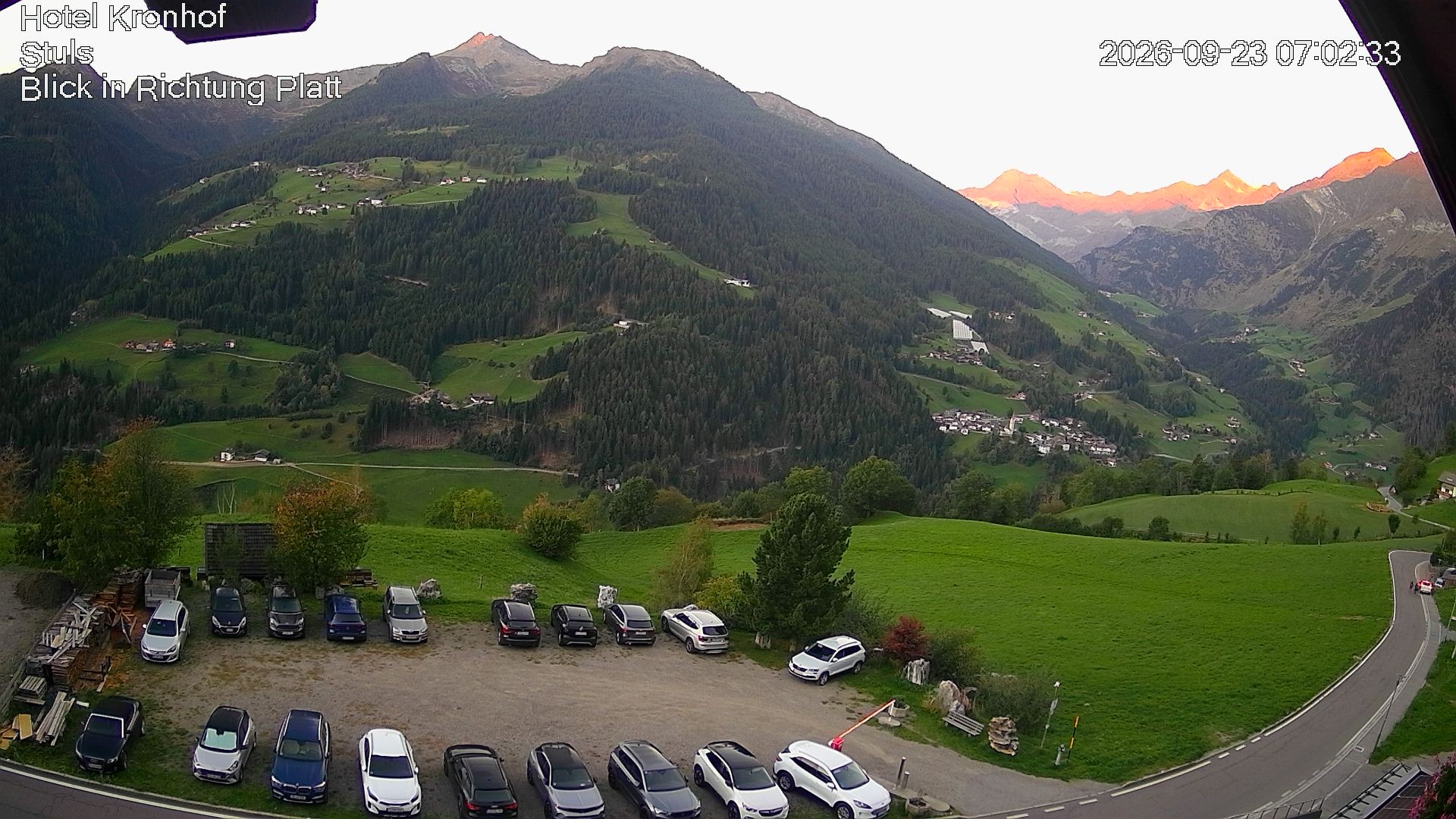 Archived image Webcam Stuls: Kronhof Hotel