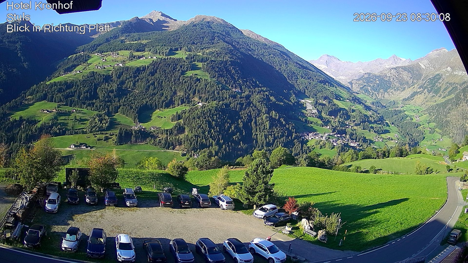 Archived image Webcam Stuls: Kronhof Hotel
