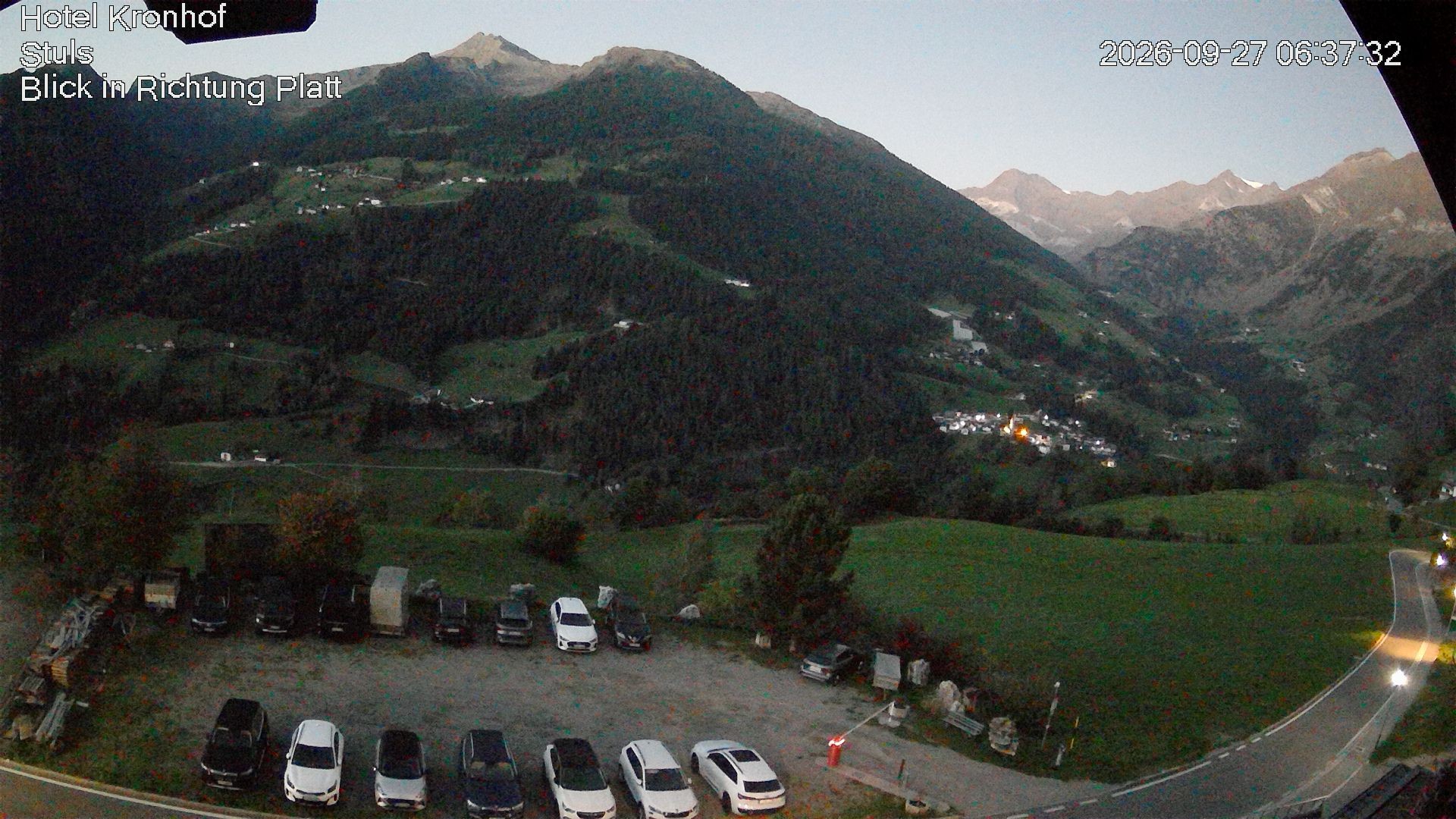 Archiv Foto Webcam Passeiertal: Hotel Kronhof in Stuls