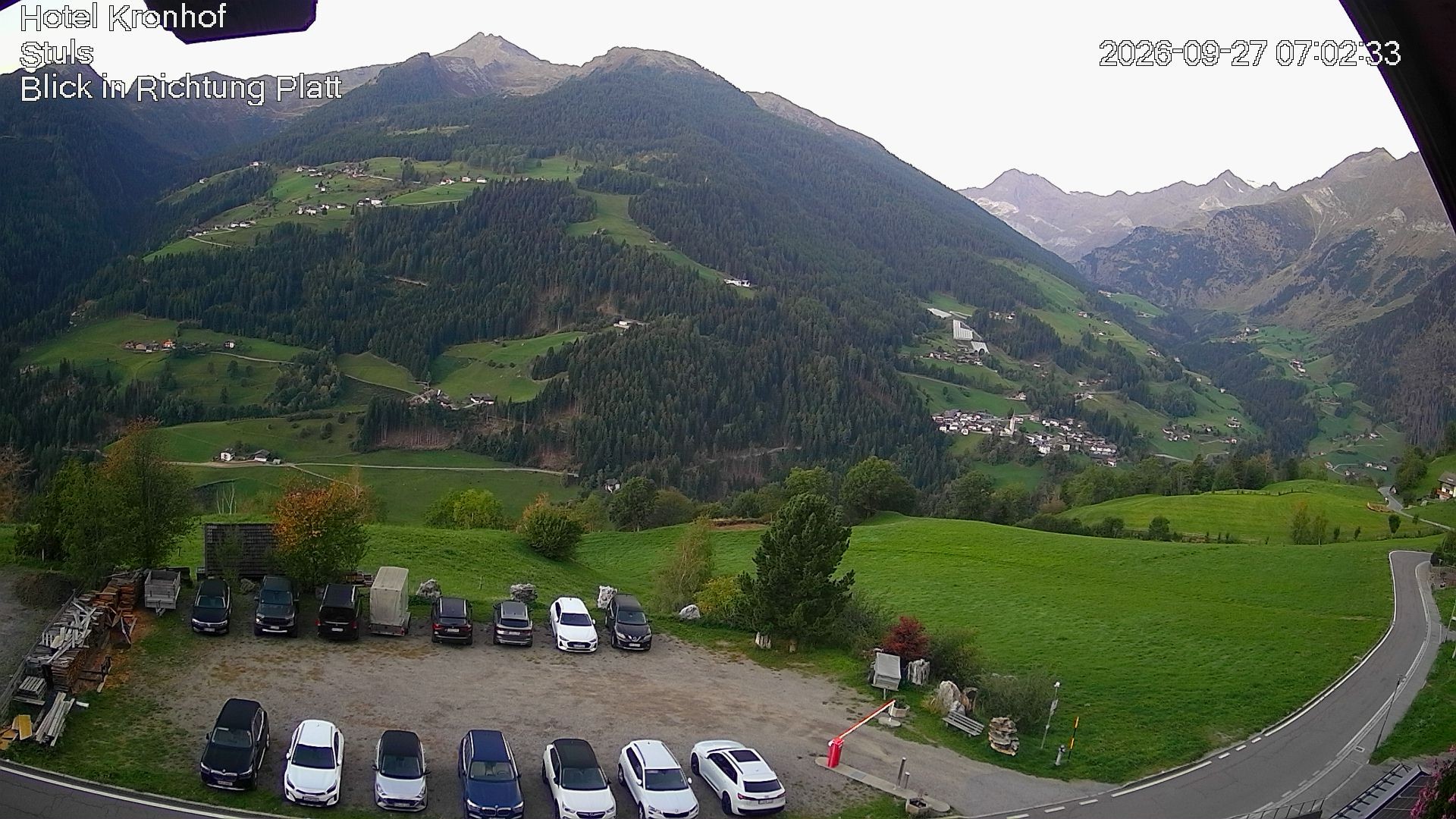 Archiv Foto Webcam Passeiertal: Hotel Kronhof in Stuls