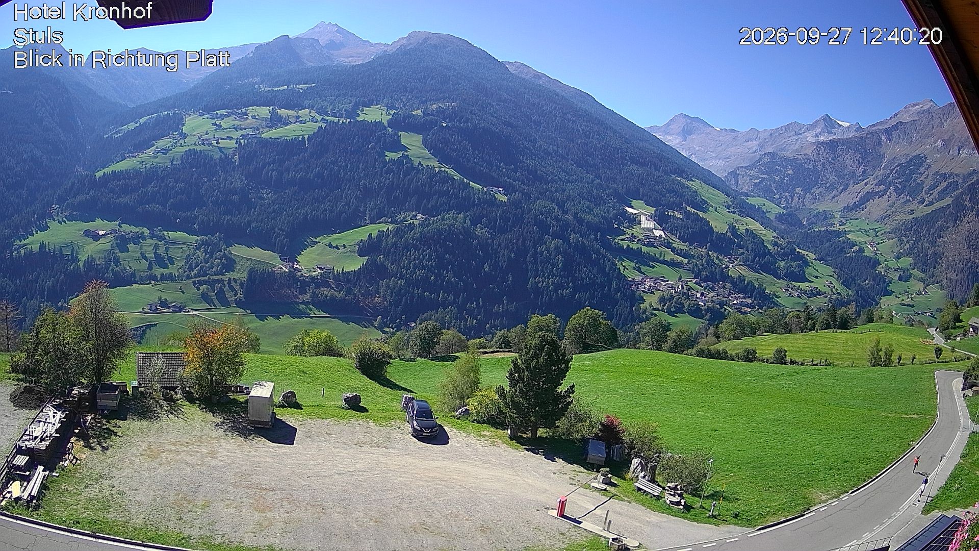 Archiv Foto Webcam Passeiertal: Hotel Kronhof in Stuls