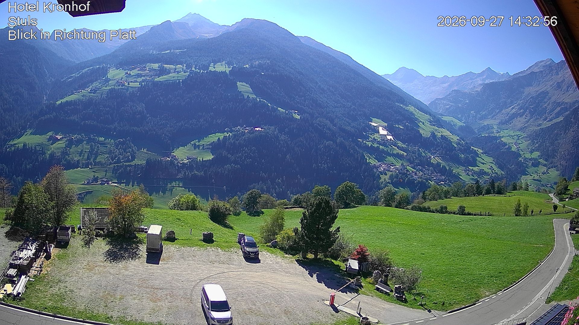 Archiv Foto Webcam Passeiertal: Hotel Kronhof in Stuls