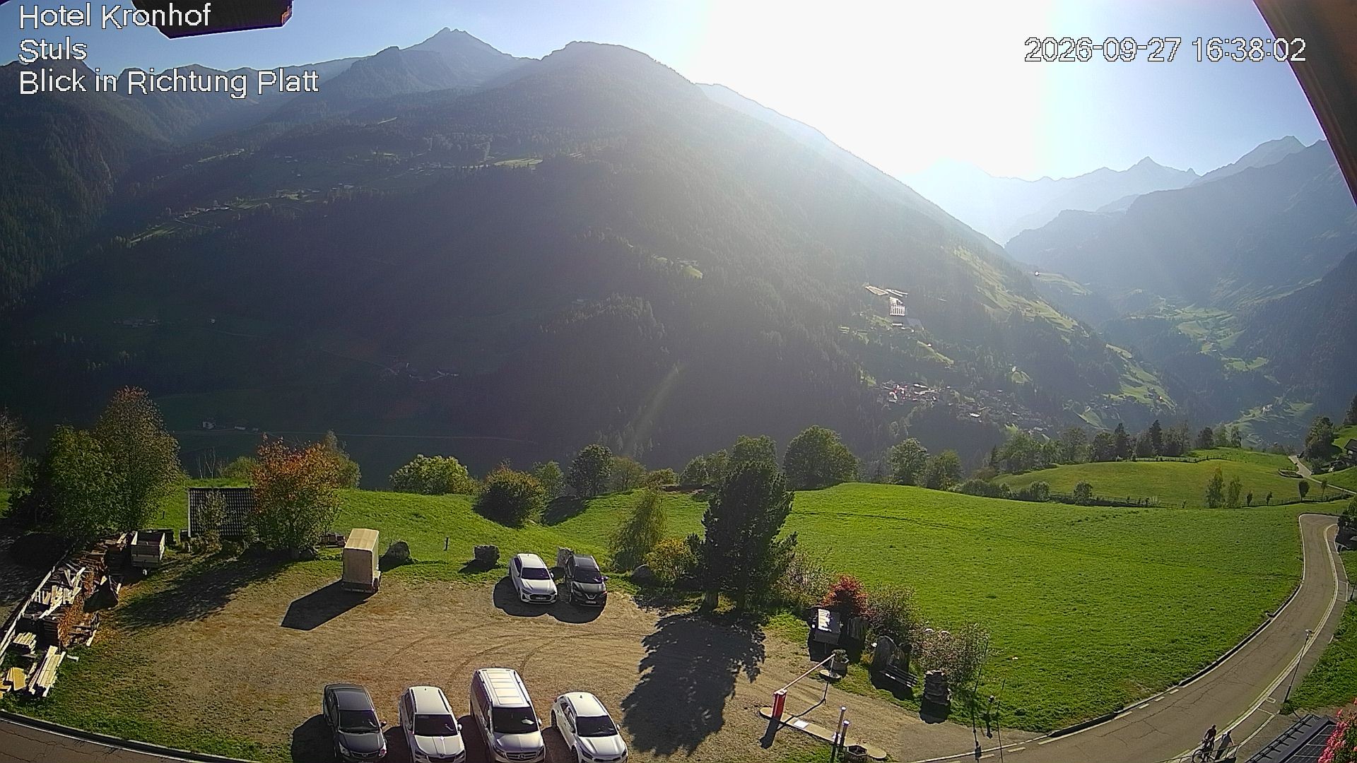 Archiv Foto Webcam Passeiertal: Hotel Kronhof in Stuls