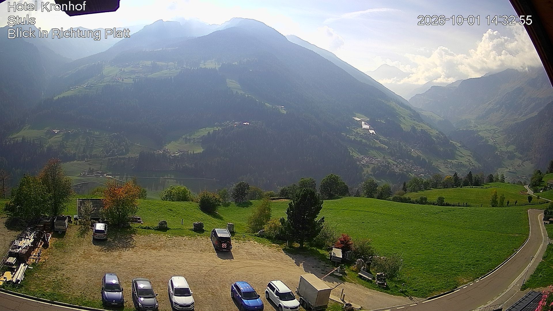 Archiv Foto Webcam Passeiertal: Hotel Kronhof in Stuls