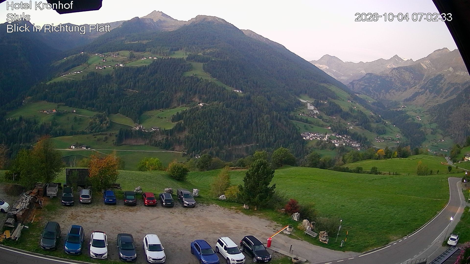 Archiv Foto Webcam Passeiertal: Hotel Kronhof in Stuls