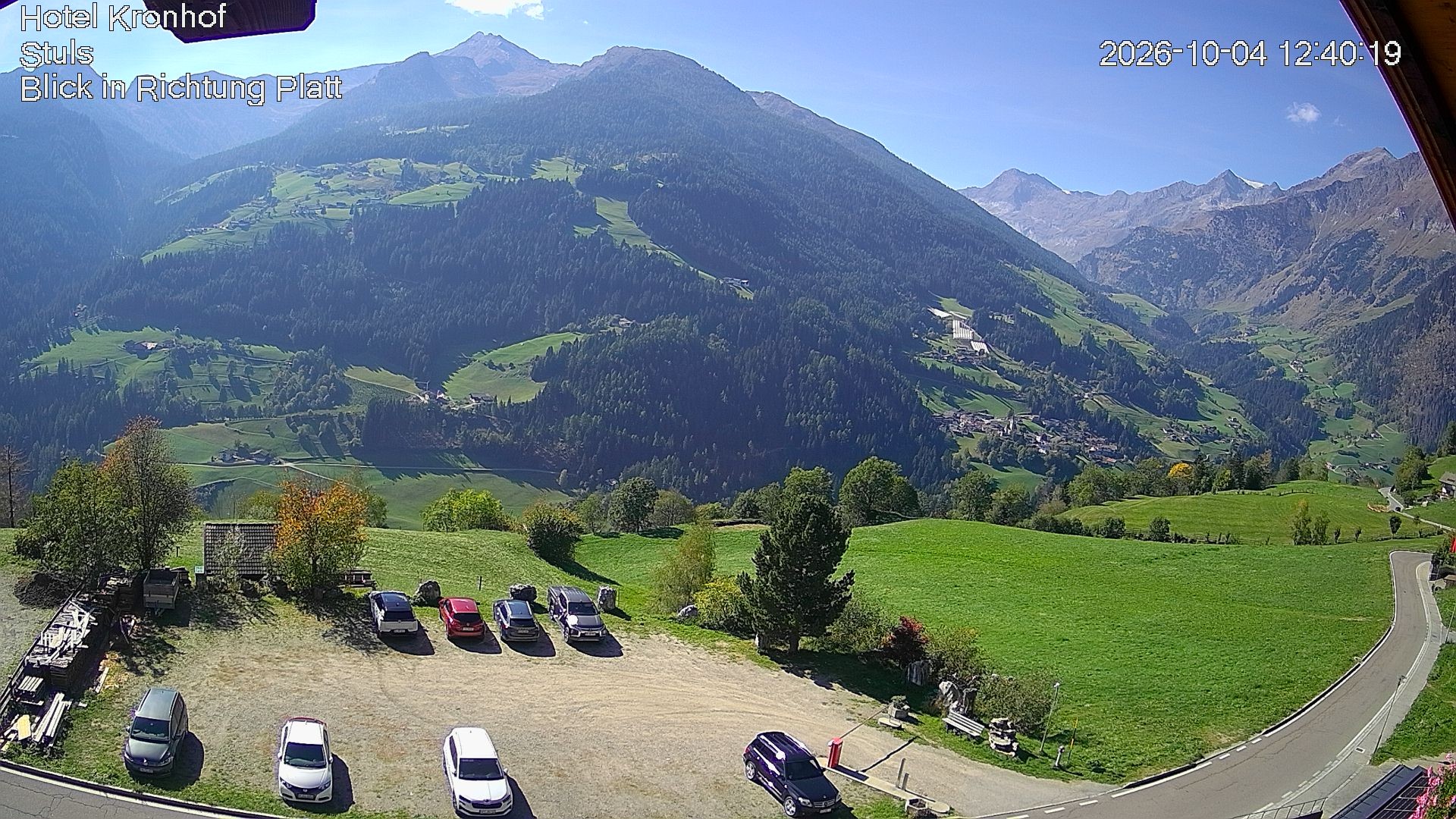 Archiv Foto Webcam Passeiertal: Hotel Kronhof in Stuls