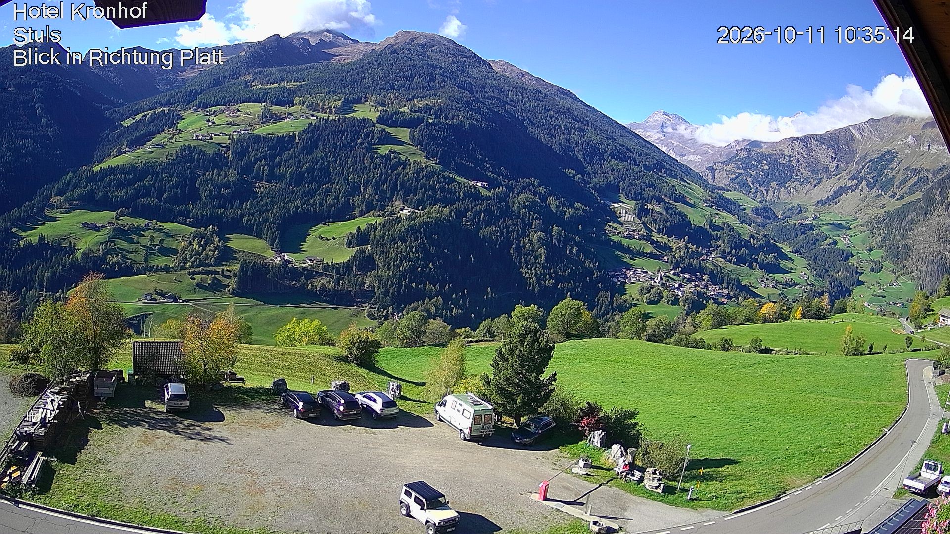 Archived image Webcam Stuls: Kronhof Hotel
