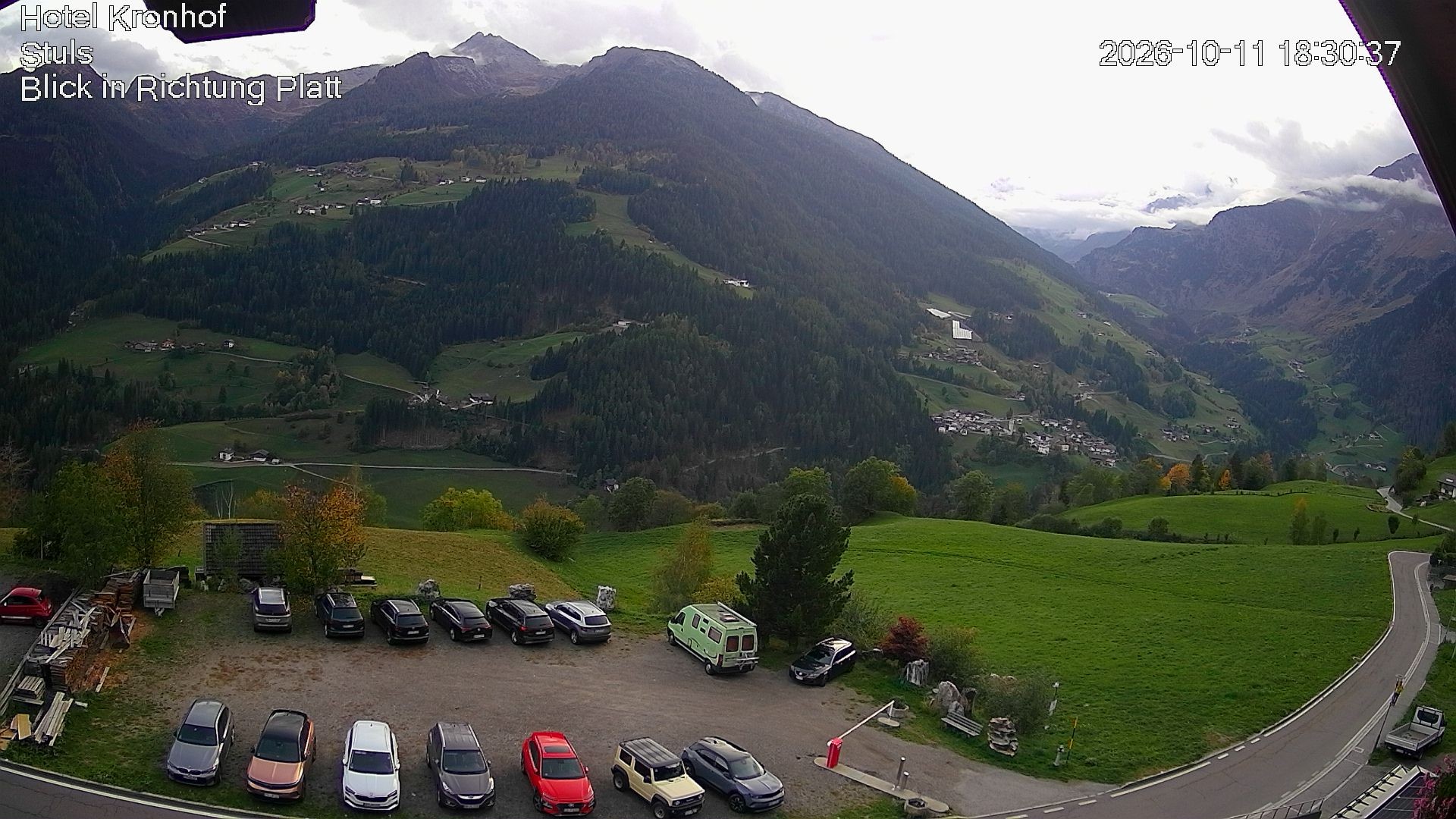 Archived image Webcam Stuls: Kronhof Hotel