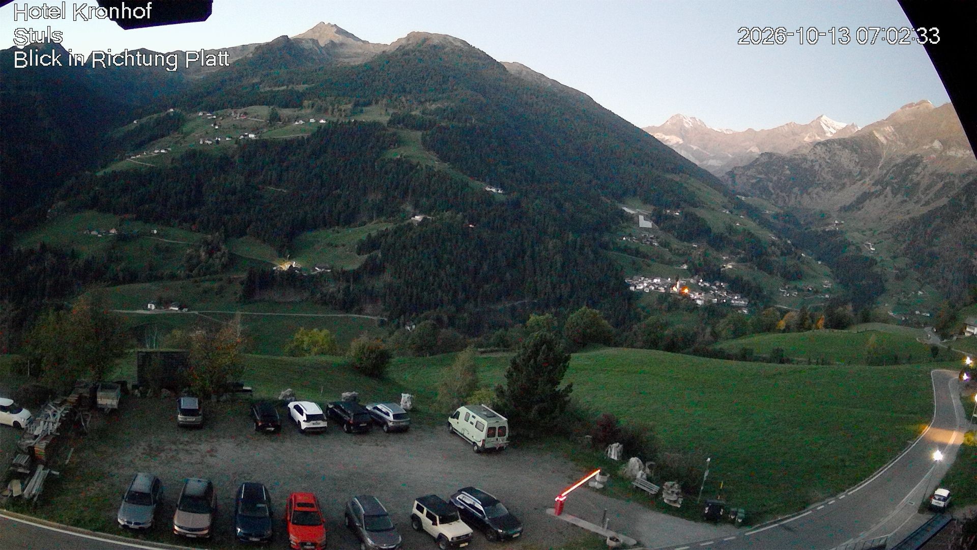 Archiv Foto Webcam Passeiertal: Hotel Kronhof in Stuls