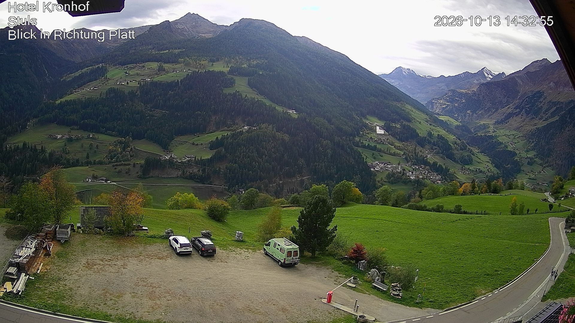 Archiv Foto Webcam Passeiertal: Hotel Kronhof in Stuls
