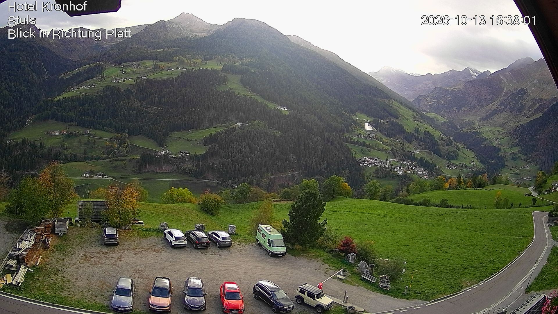 Archiv Foto Webcam Passeiertal: Hotel Kronhof in Stuls