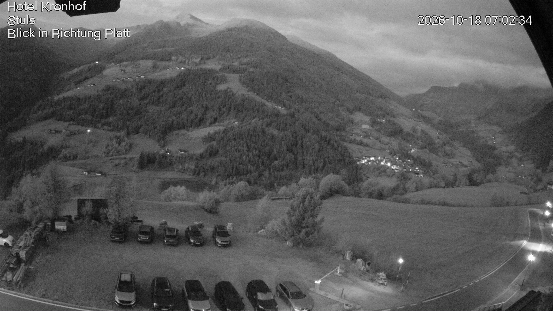 Archiv Foto Webcam Passeiertal: Hotel Kronhof in Stuls