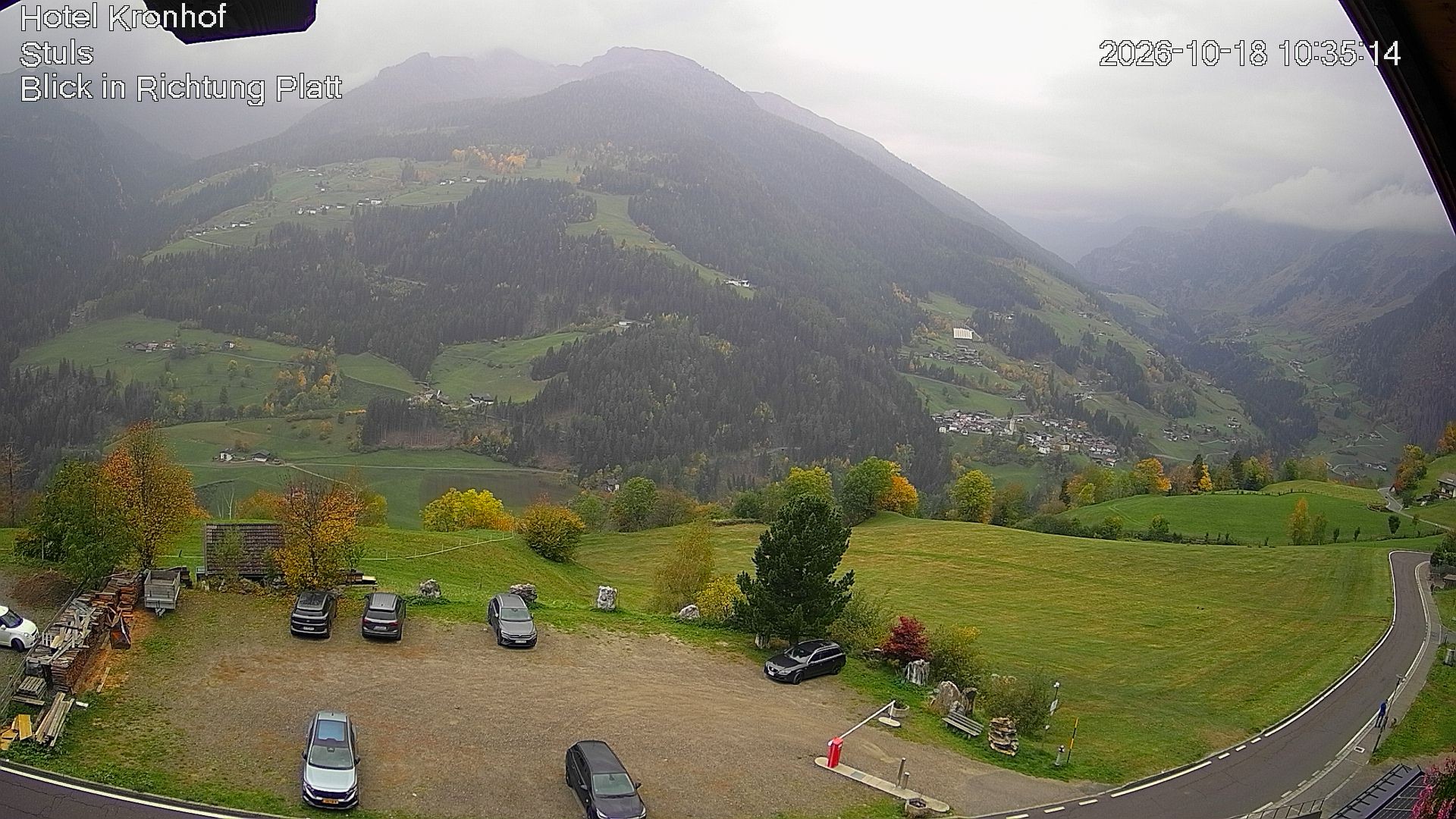 Archiv Foto Webcam Passeiertal: Hotel Kronhof in Stuls
