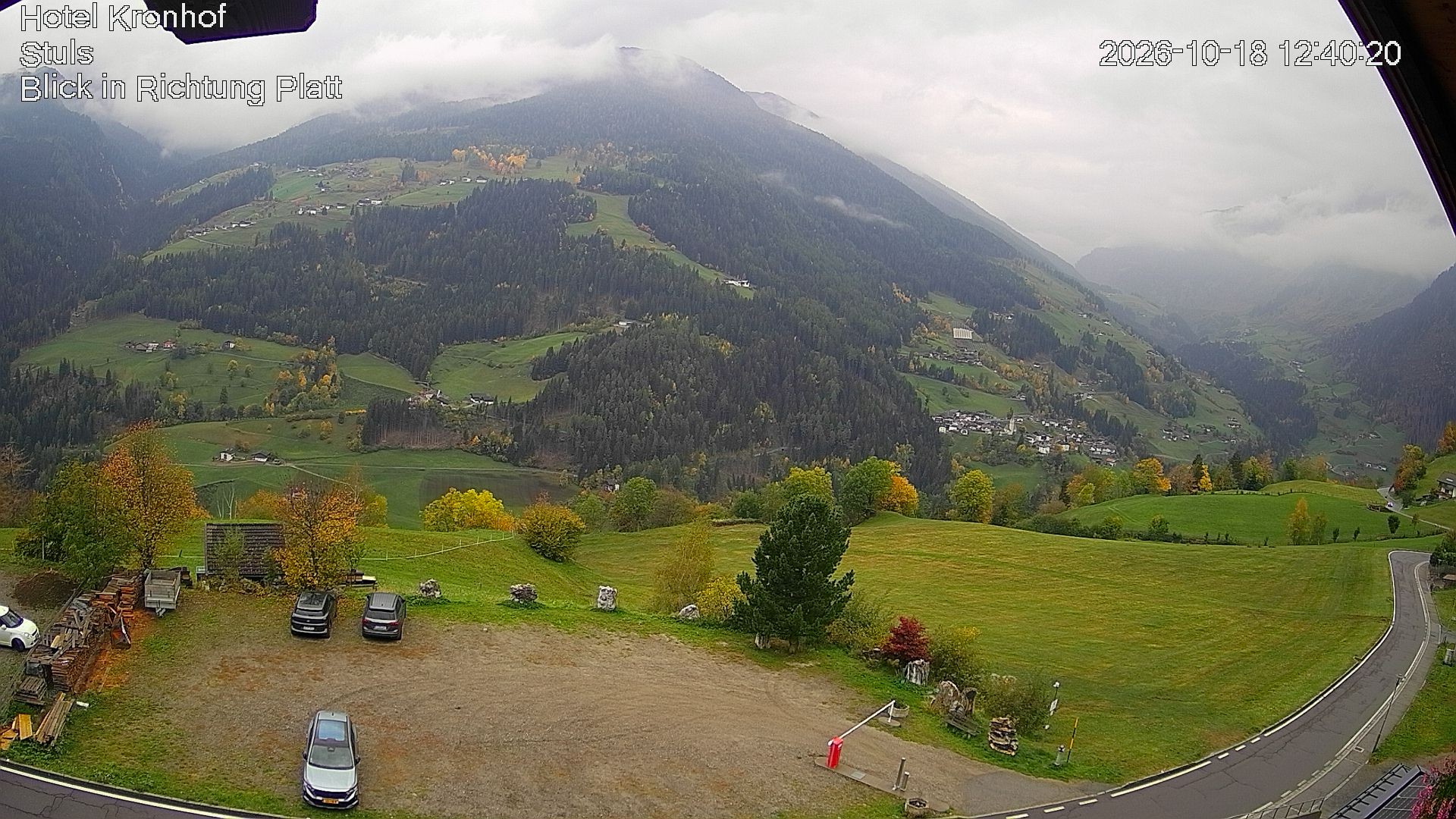 Archiv Foto Webcam Passeiertal: Hotel Kronhof in Stuls