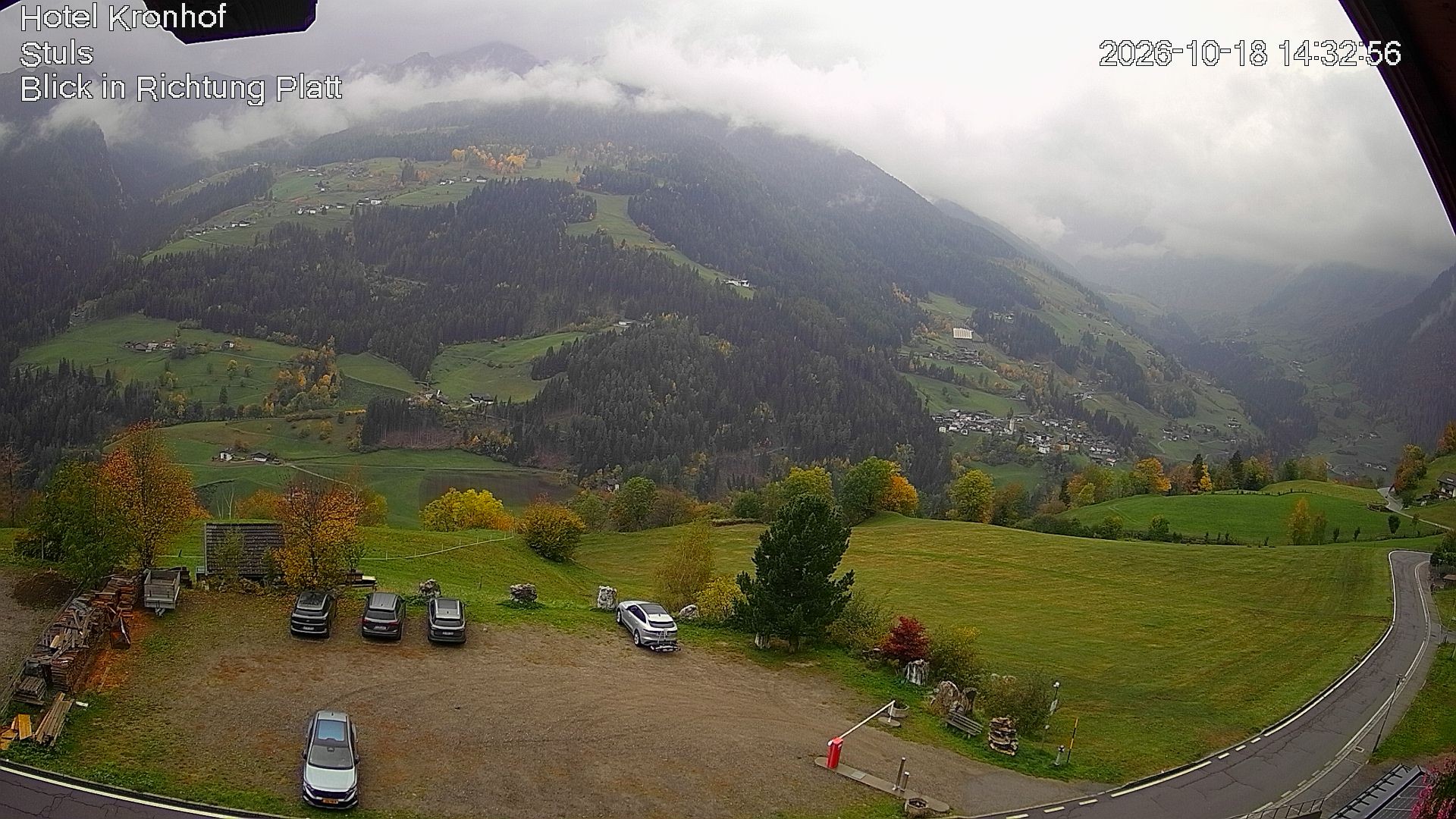 Archiv Foto Webcam Passeiertal: Hotel Kronhof in Stuls