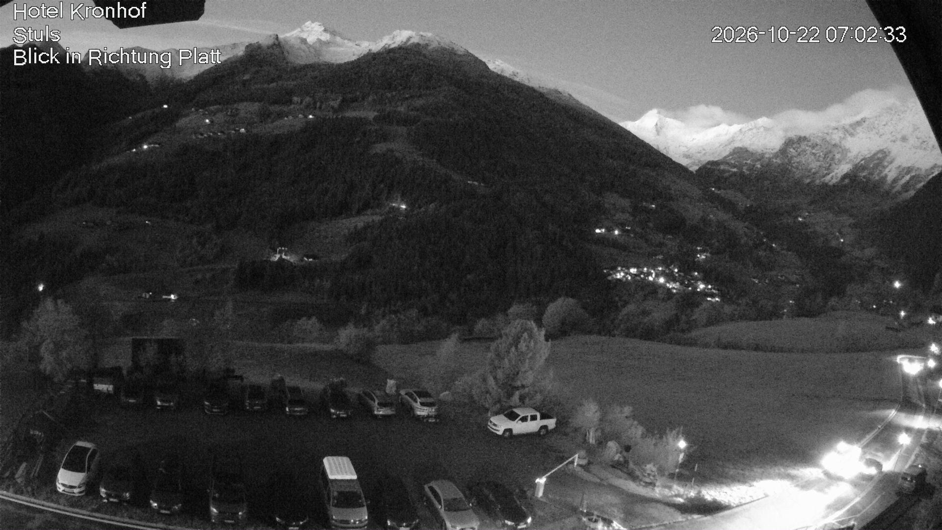 Archiv Foto Webcam Passeiertal: Hotel Kronhof in Stuls