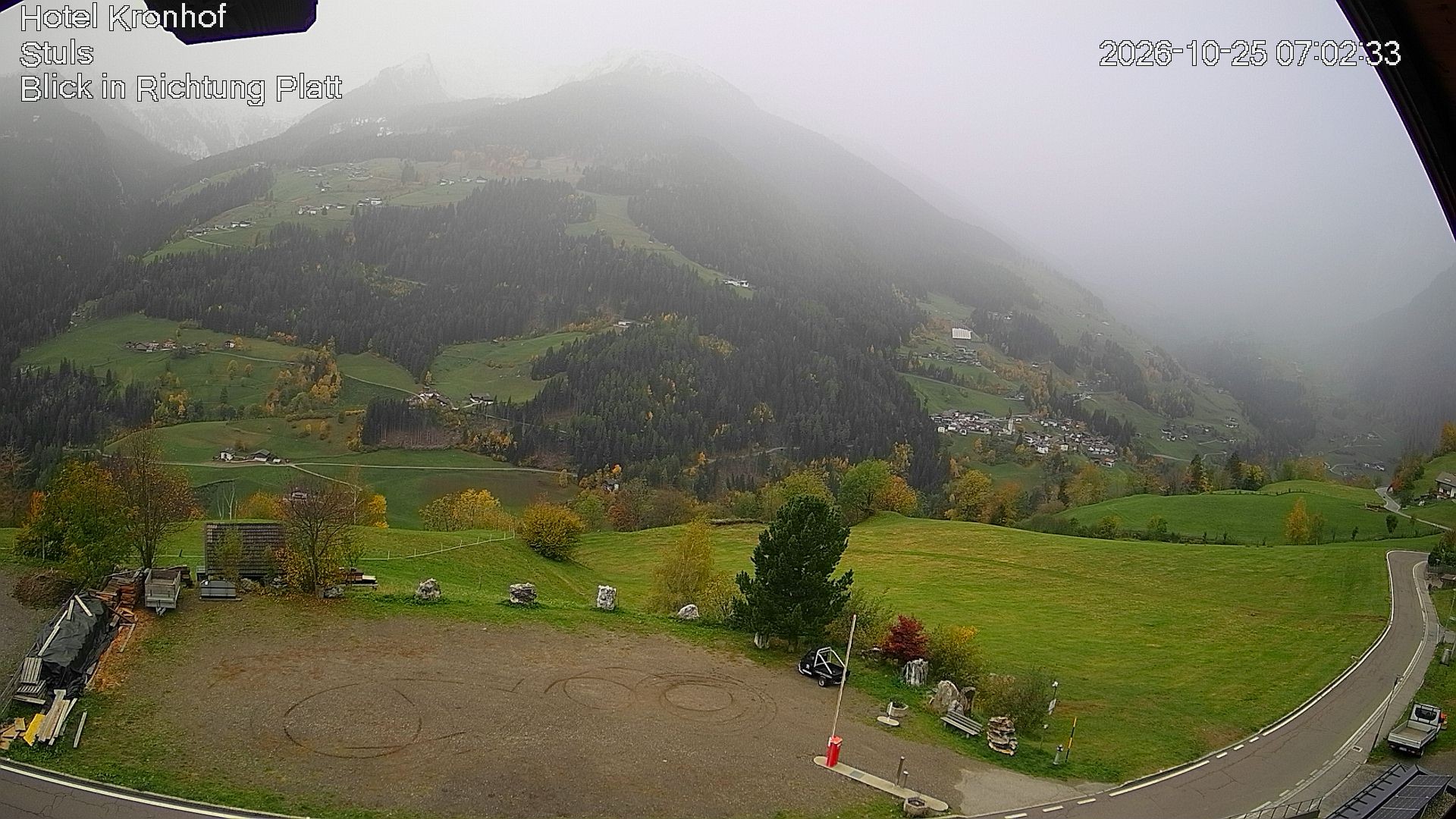 Archiv Foto Webcam Passeiertal: Hotel Kronhof in Stuls