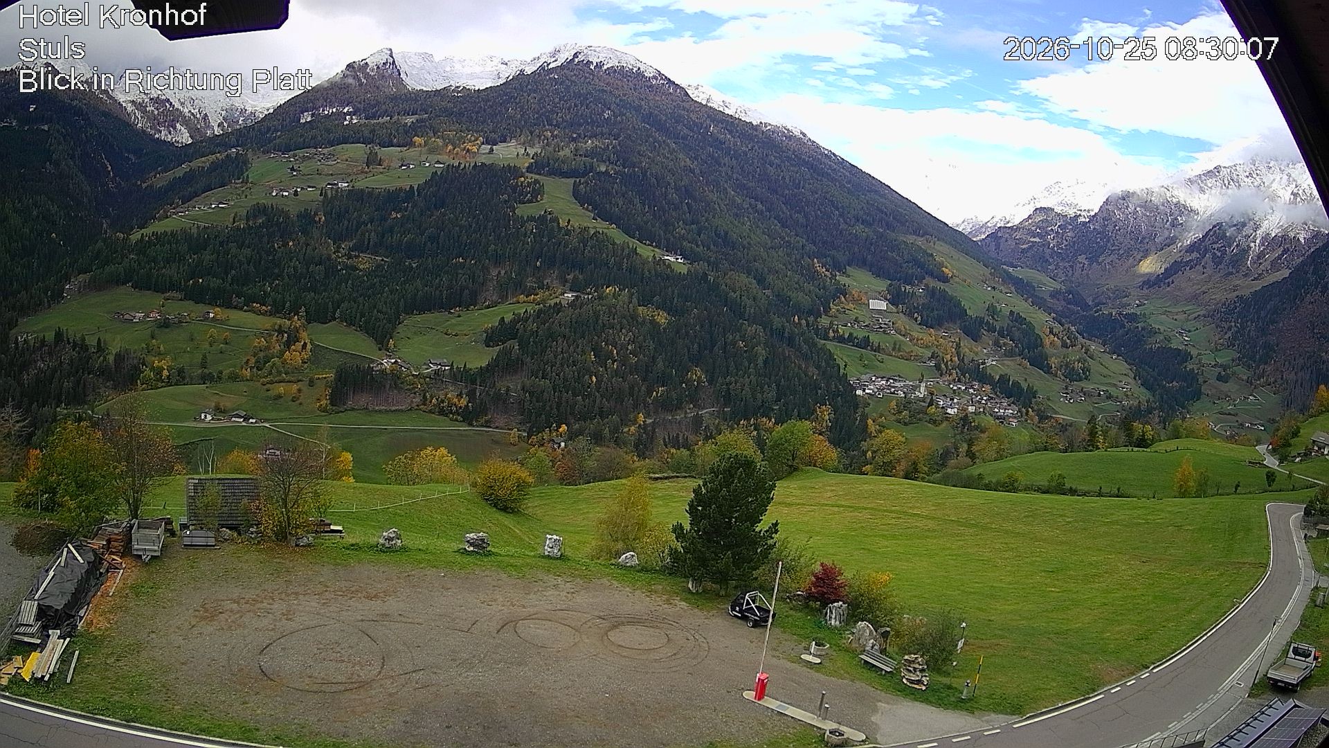 Archiv Foto Webcam Passeiertal: Hotel Kronhof in Stuls