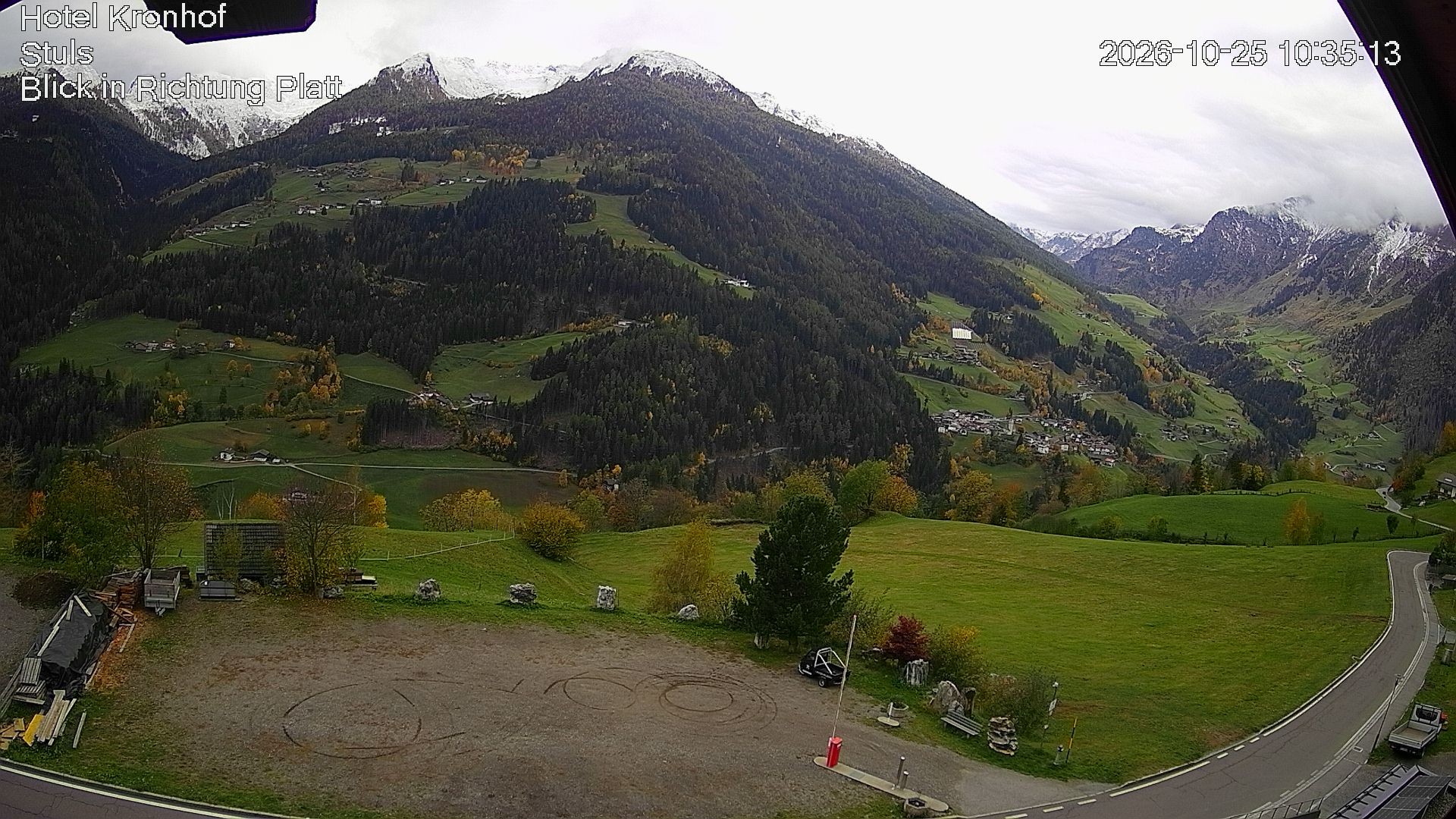 Archiv Foto Webcam Passeiertal: Hotel Kronhof in Stuls