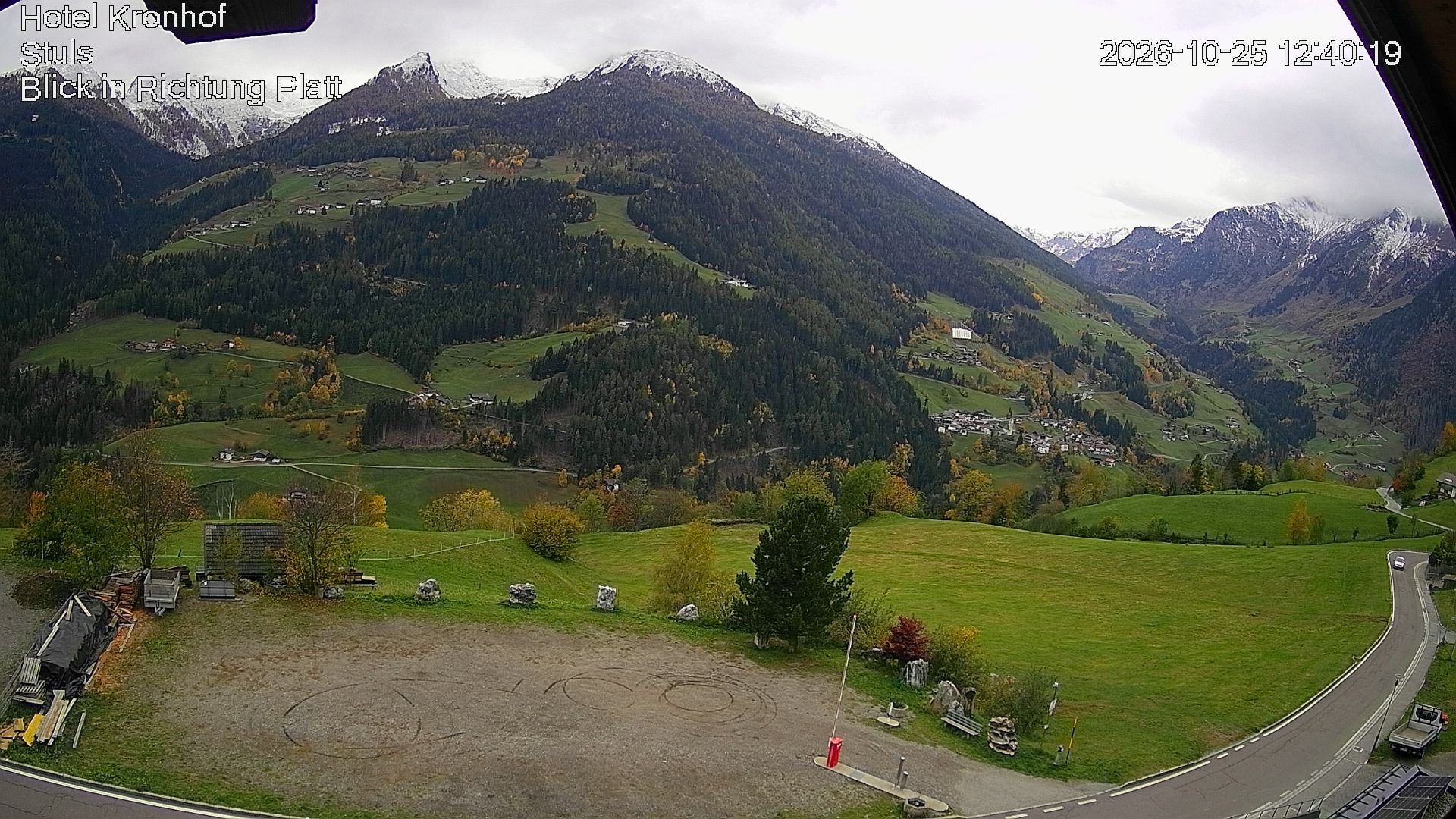 Archiv Foto Webcam Passeiertal: Hotel Kronhof in Stuls