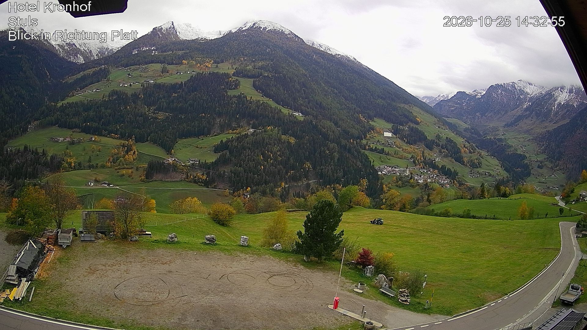 Archiv Foto Webcam Passeiertal: Hotel Kronhof in Stuls