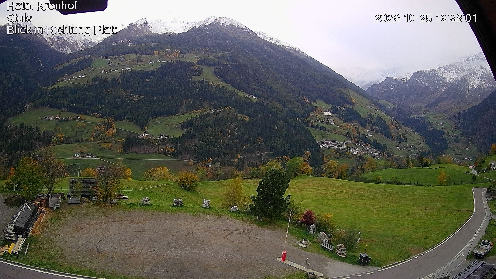 Archiv Foto Webcam Passeiertal: Hotel Kronhof in Stuls