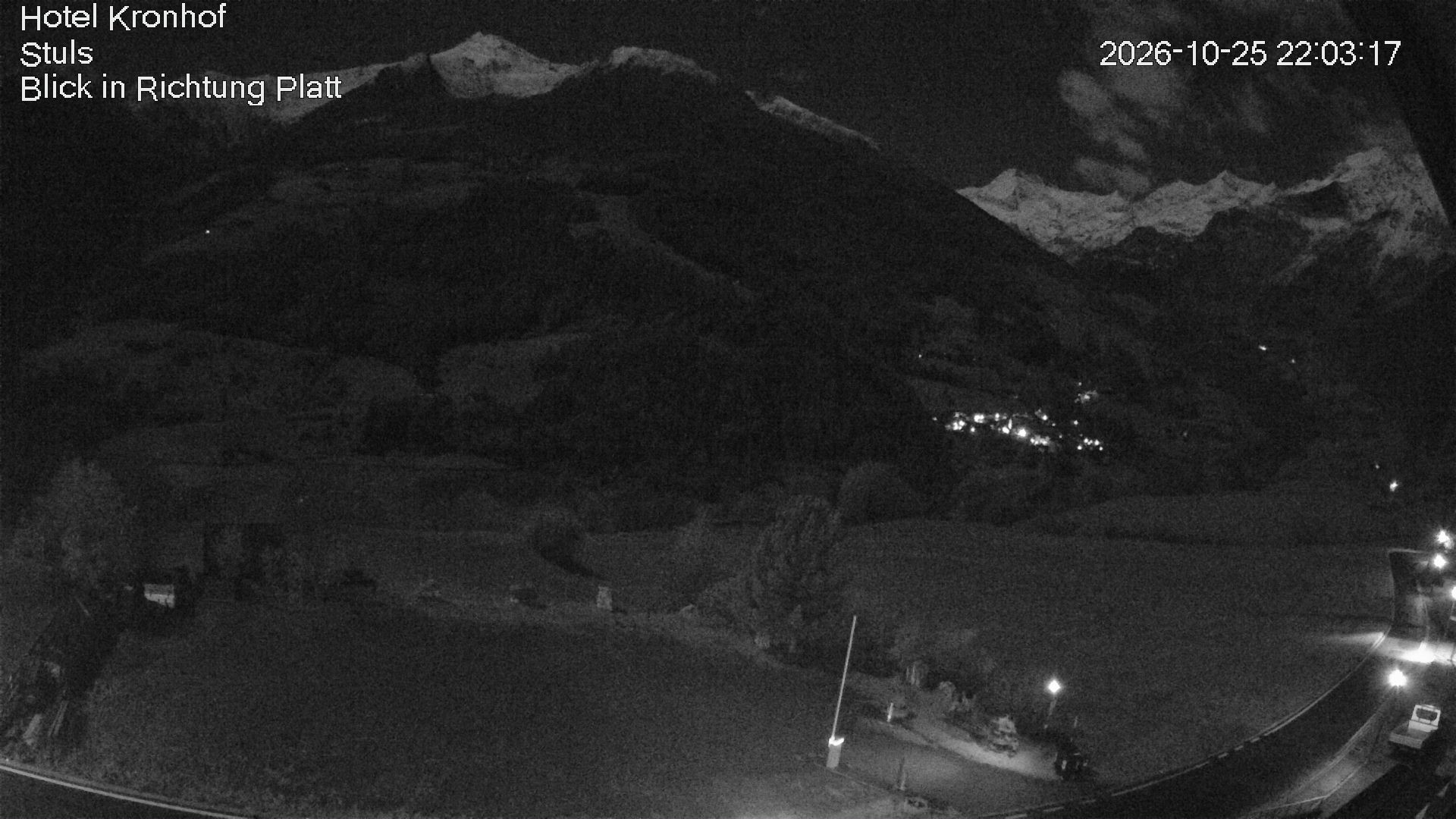 Archiv Foto Webcam Passeiertal: Hotel Kronhof in Stuls