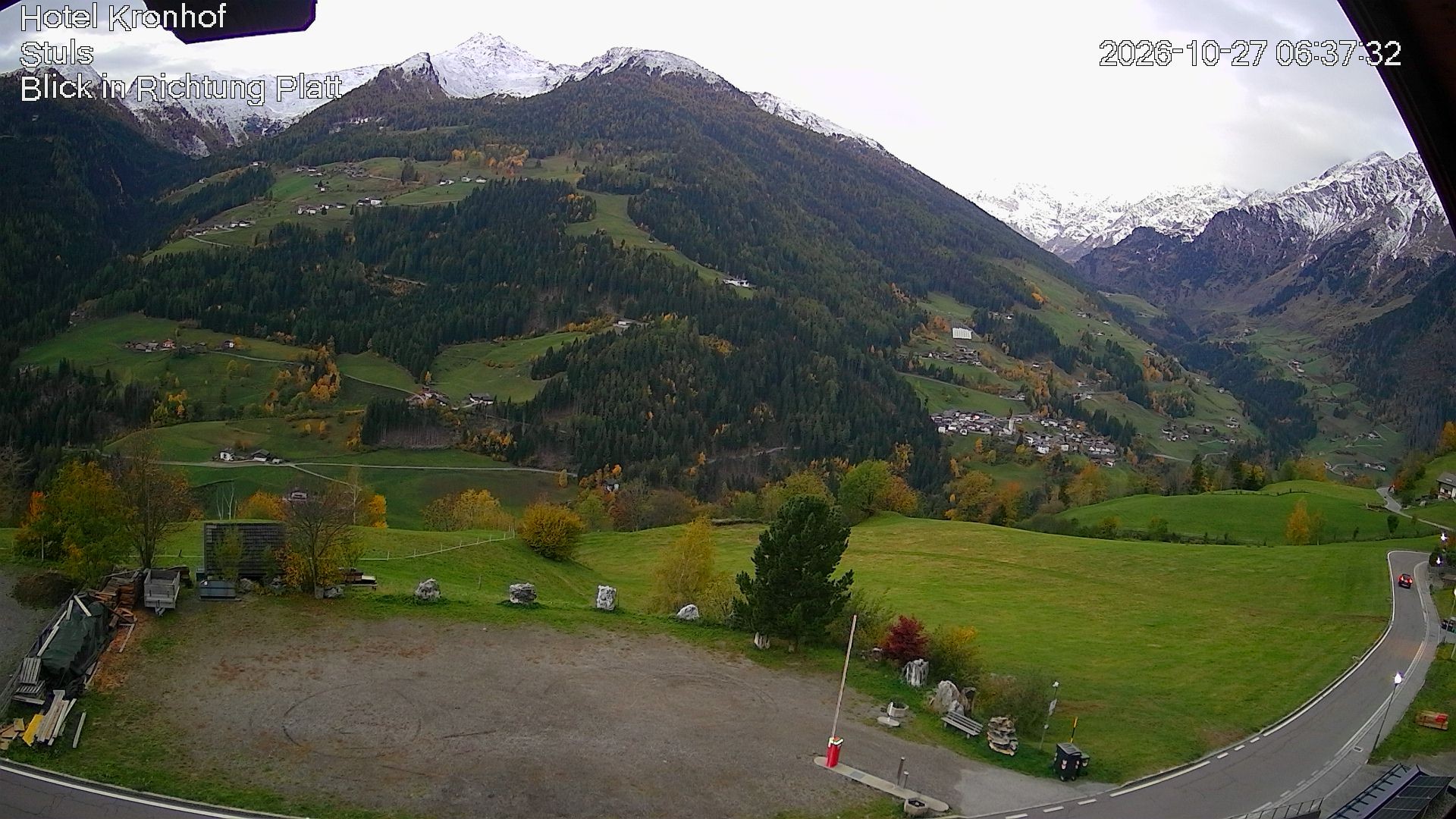 Archiv Foto Webcam Passeiertal: Hotel Kronhof in Stuls