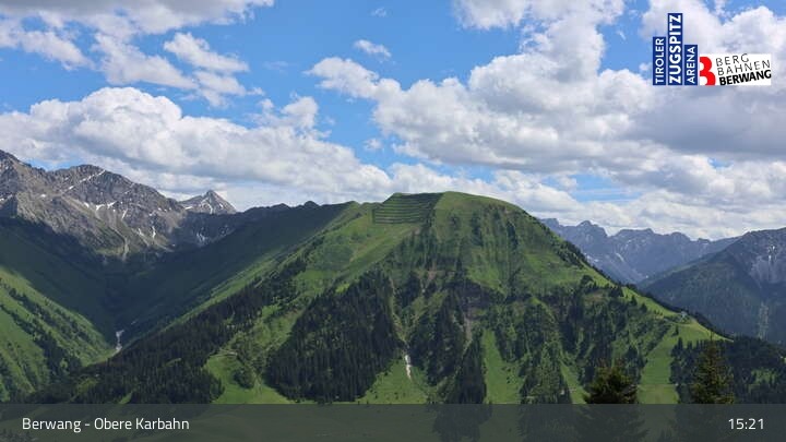 Archiv Foto Webcam Berwang: Bergstation Obere Karbahn II