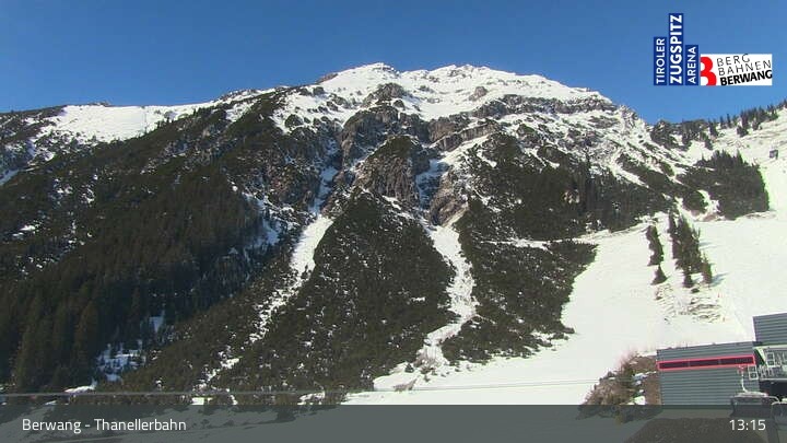 Archiv Foto Webcam Berwang: Thaneller-Sesselbahn