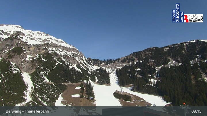 Archiv Foto Webcam Berwang: Thaneller-Sesselbahn