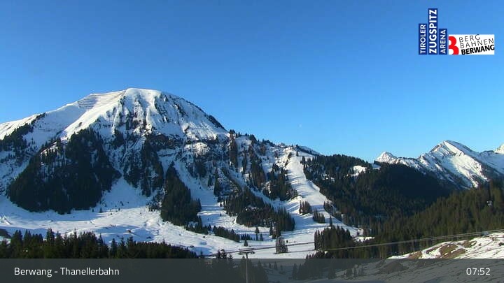 Archiv Foto Webcam Berwang: Thaneller-Sesselbahn