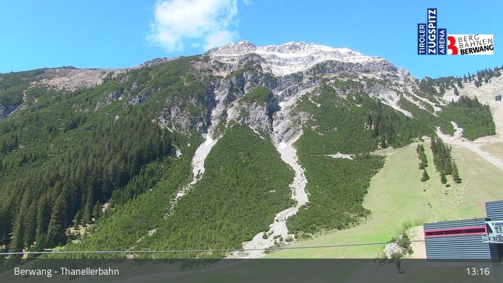 Archiv Foto Webcam Berwang: Thaneller-Sesselbahn
