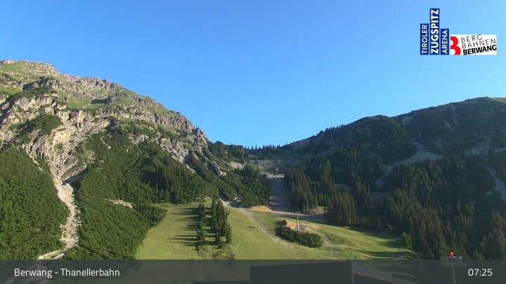 Archiv Foto Webcam Berwang: Thaneller-Sesselbahn