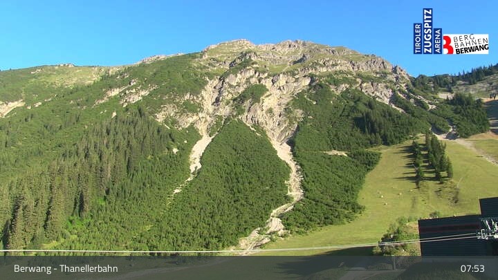 Archiv Foto Webcam Berwang: Thaneller-Sesselbahn