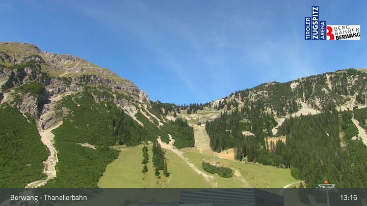 Archiv Foto Webcam Berwang: Thaneller-Sesselbahn