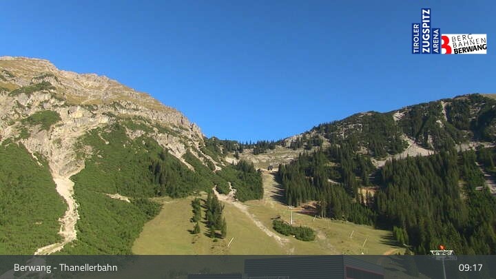 Archiv Foto Webcam Berwang: Thaneller-Sesselbahn