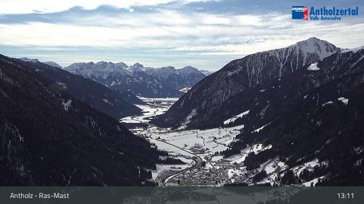 Archiv Foto Webcam Blick über das Antholzertal in Südtirol