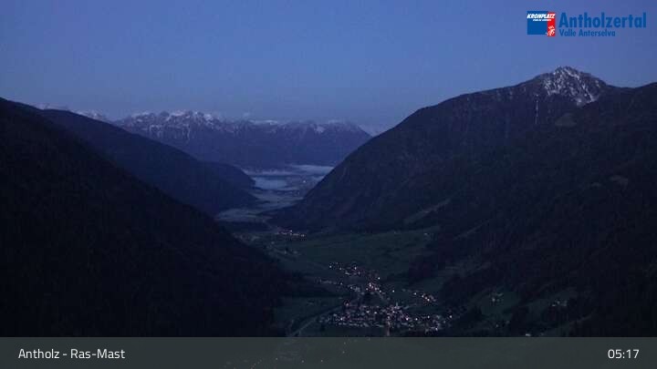 Archiv Foto Webcam Blick über das Antholzertal in Südtirol