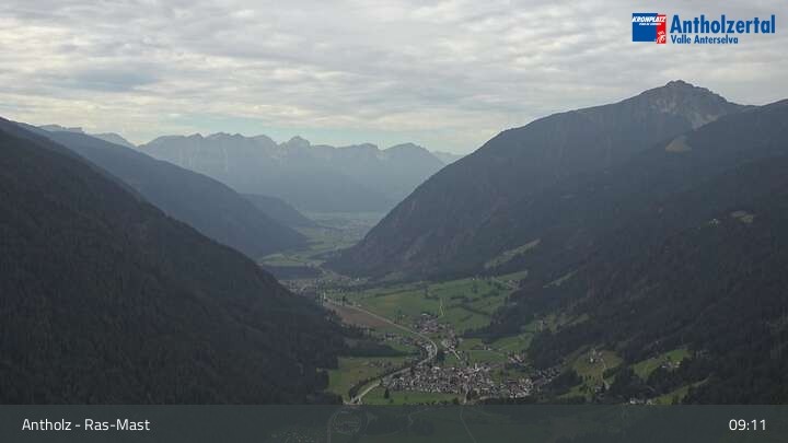 Archiv Foto Webcam Blick über das Antholzertal in Südtirol