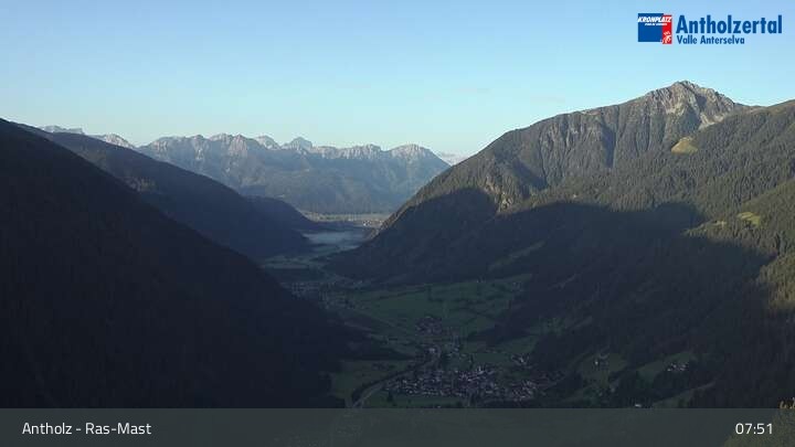 Archiv Foto Webcam Blick über das Antholzertal in Südtirol