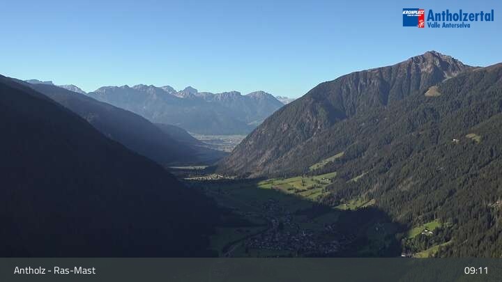 Archiv Foto Webcam Blick über das Antholzertal in Südtirol