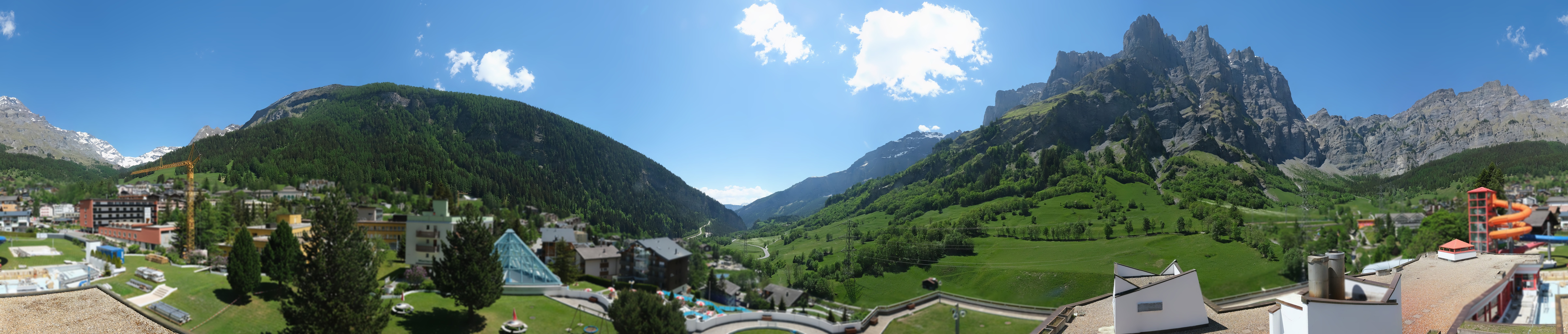 Archiv Foto Webcam Leukerbad: Therme