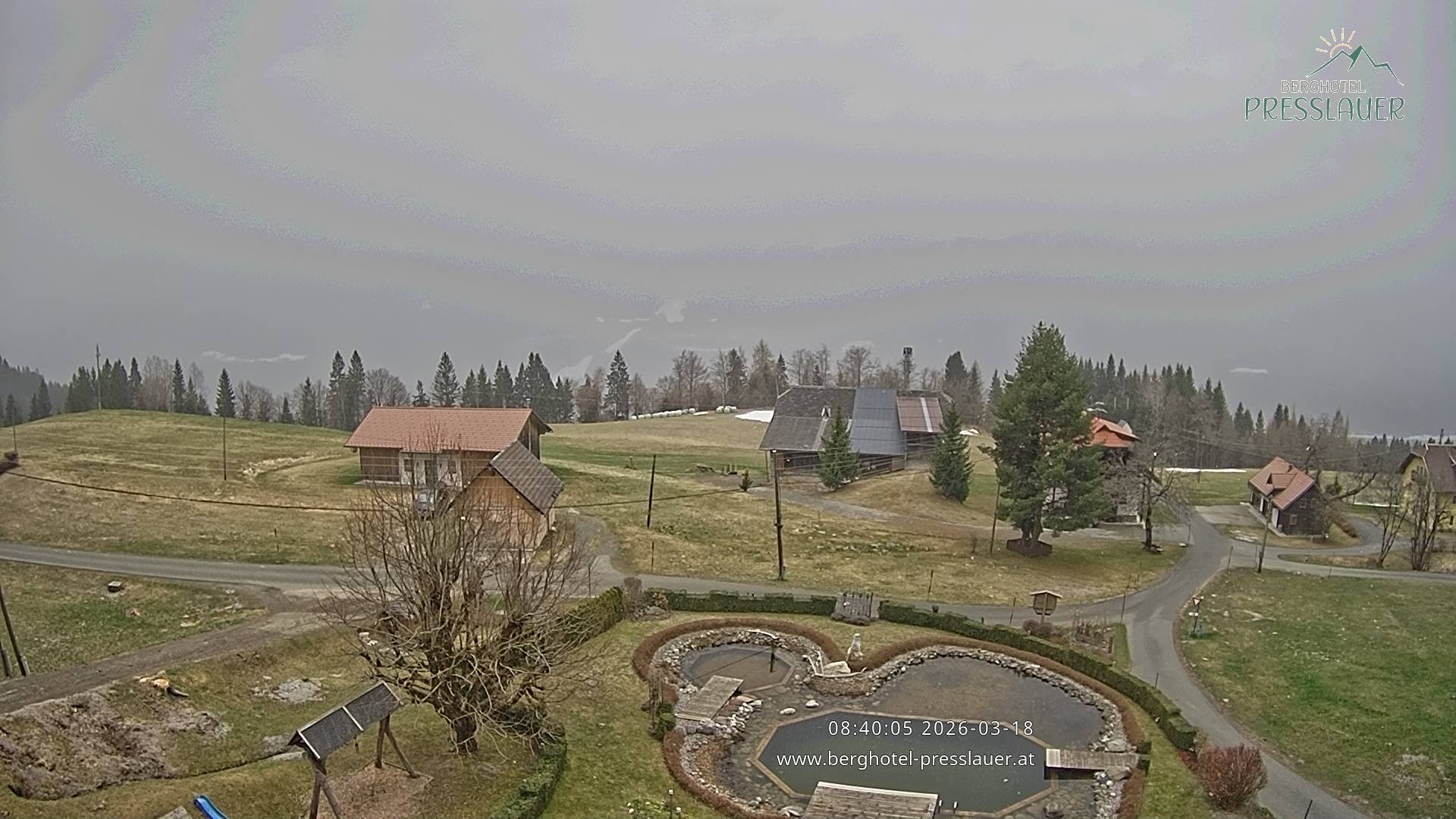 Archiv Foto Webcam Ausblick vom Berghotel Presslauer in Kärnten